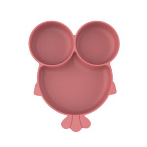 Silicone suction plate yellow